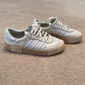 Adidas Women's Cream Samba Sneakers